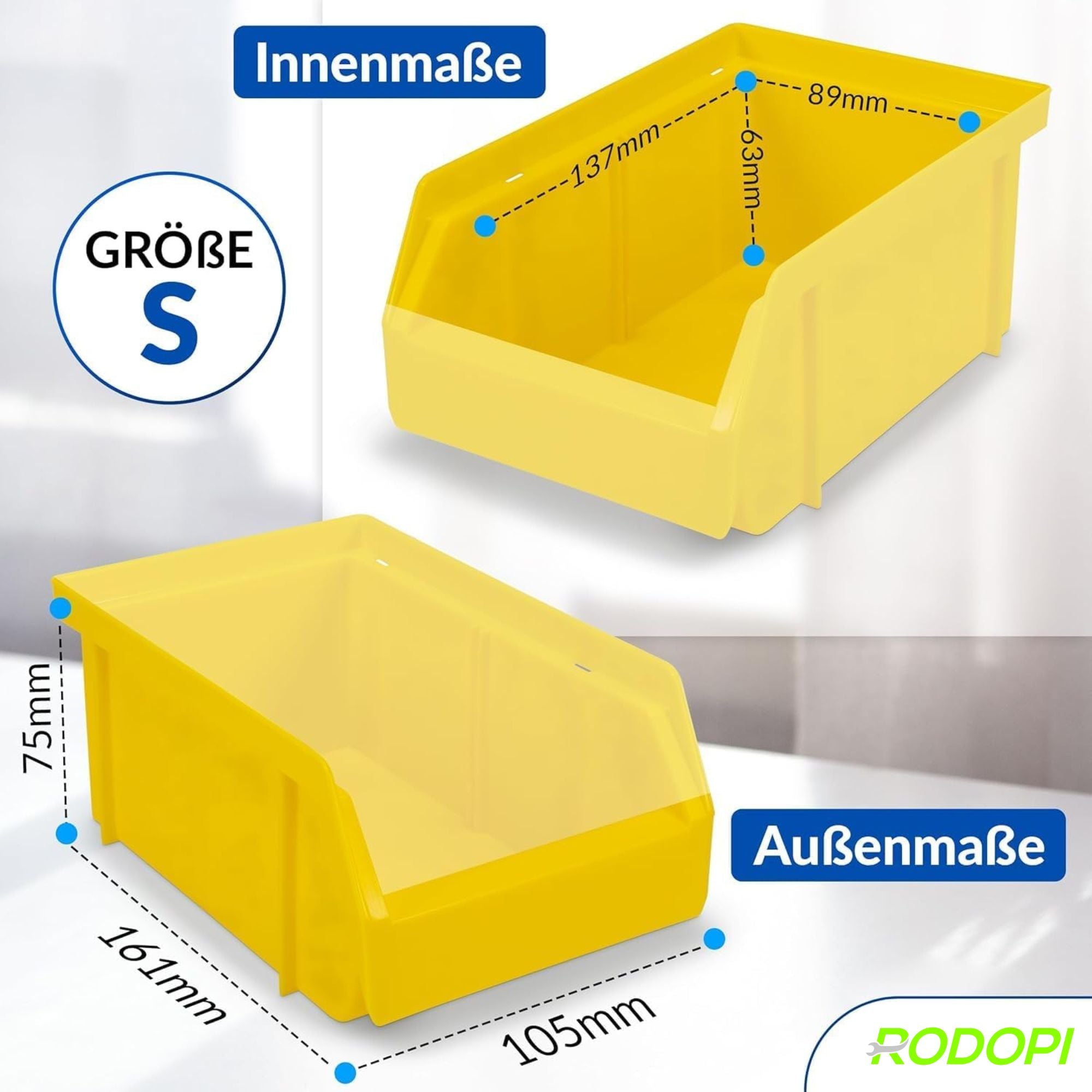 Stapelbox Gr. S Rot