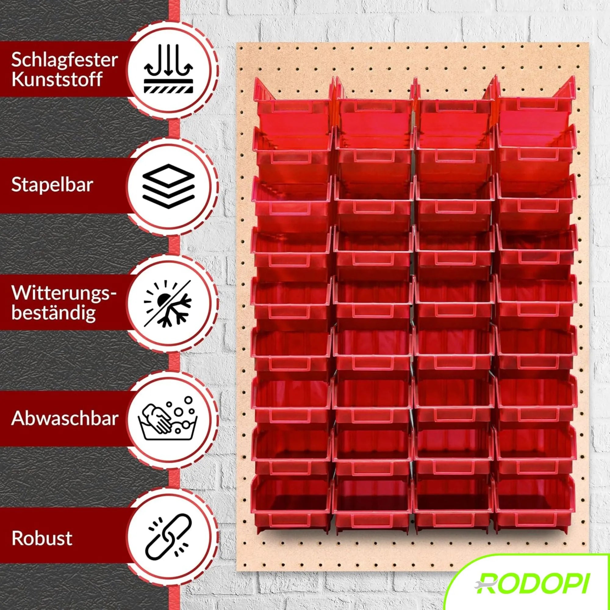 Stapelbox Gr. 4 Rot