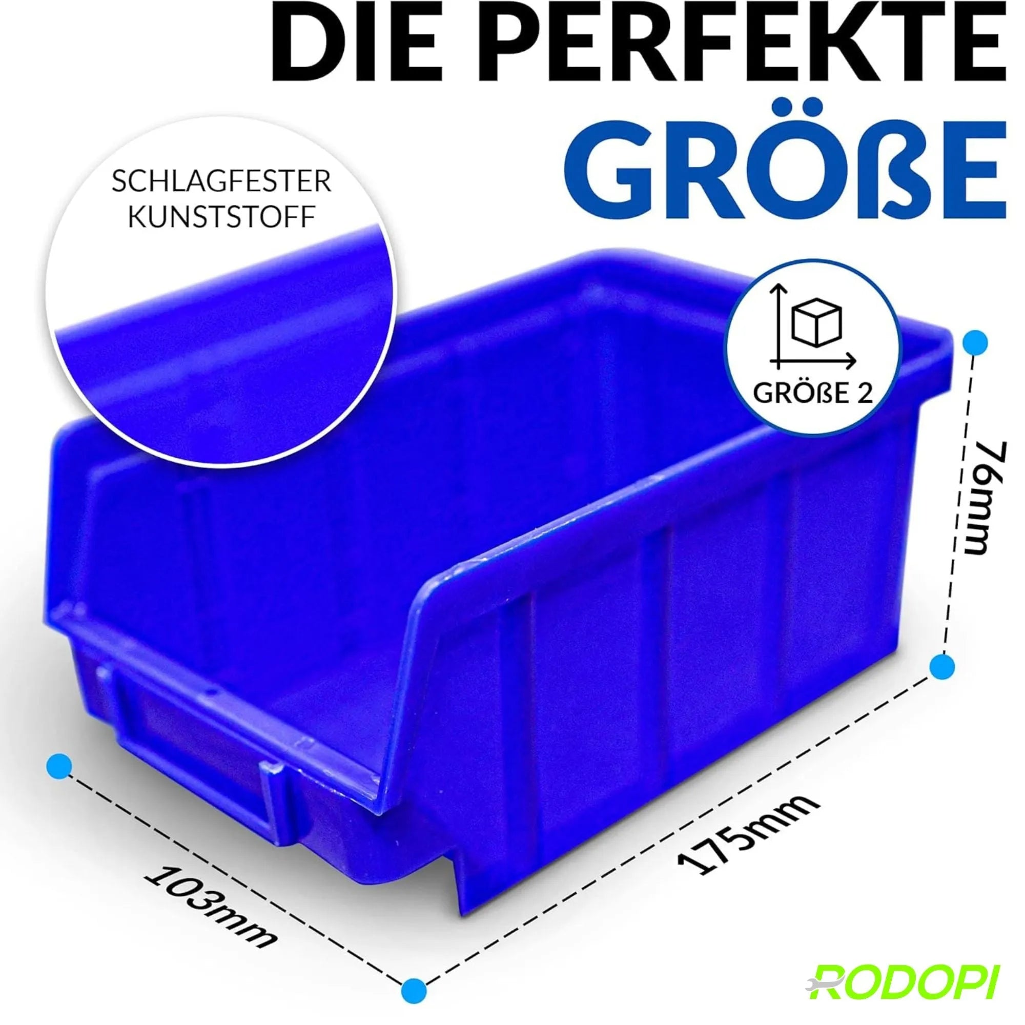 Stapelbox Gr. 2 Blau